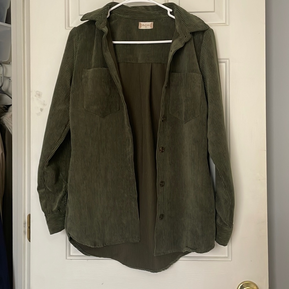 Altar’d State corduroy xs shacket